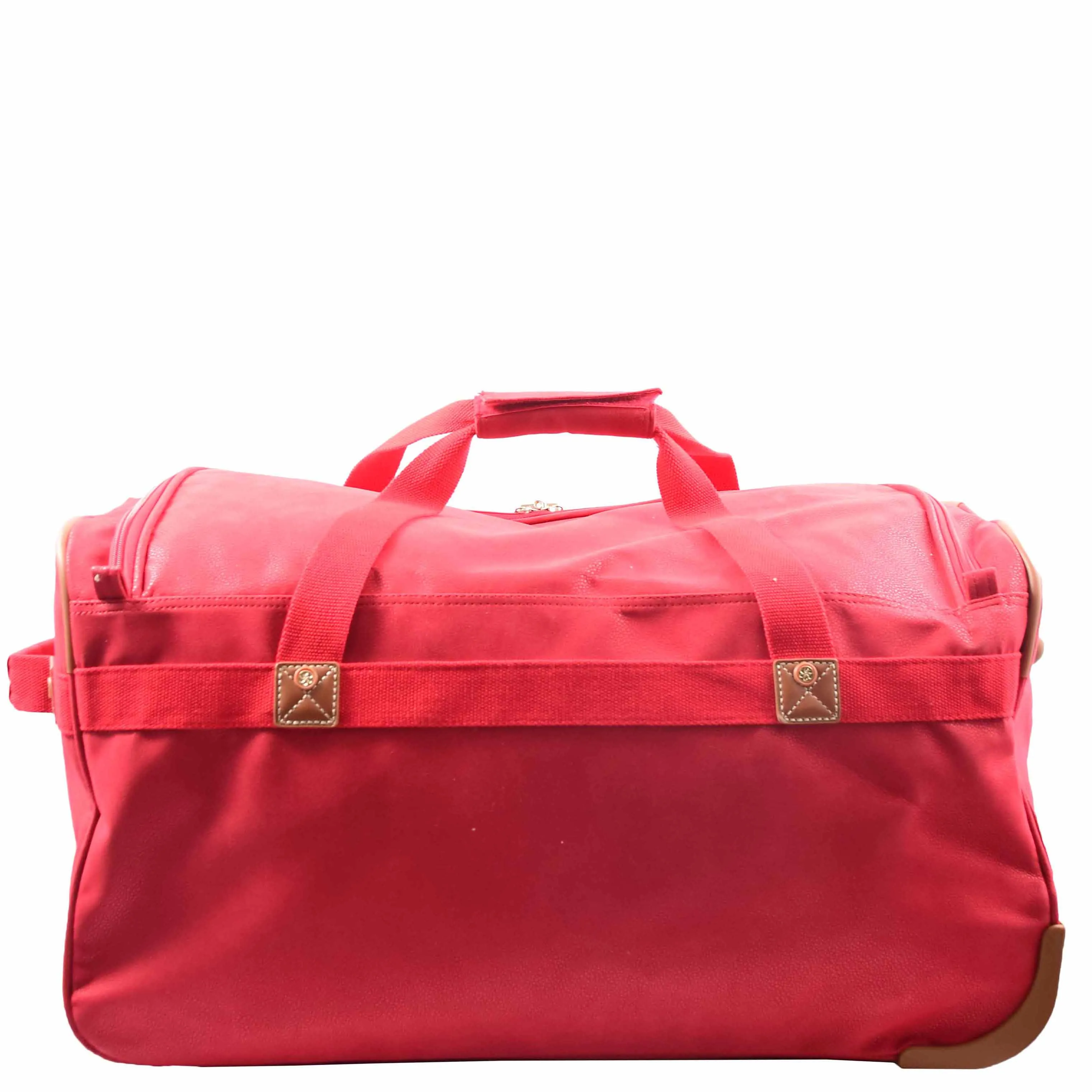Roller Duffle Bags Wheeled Holdall MADRID Red