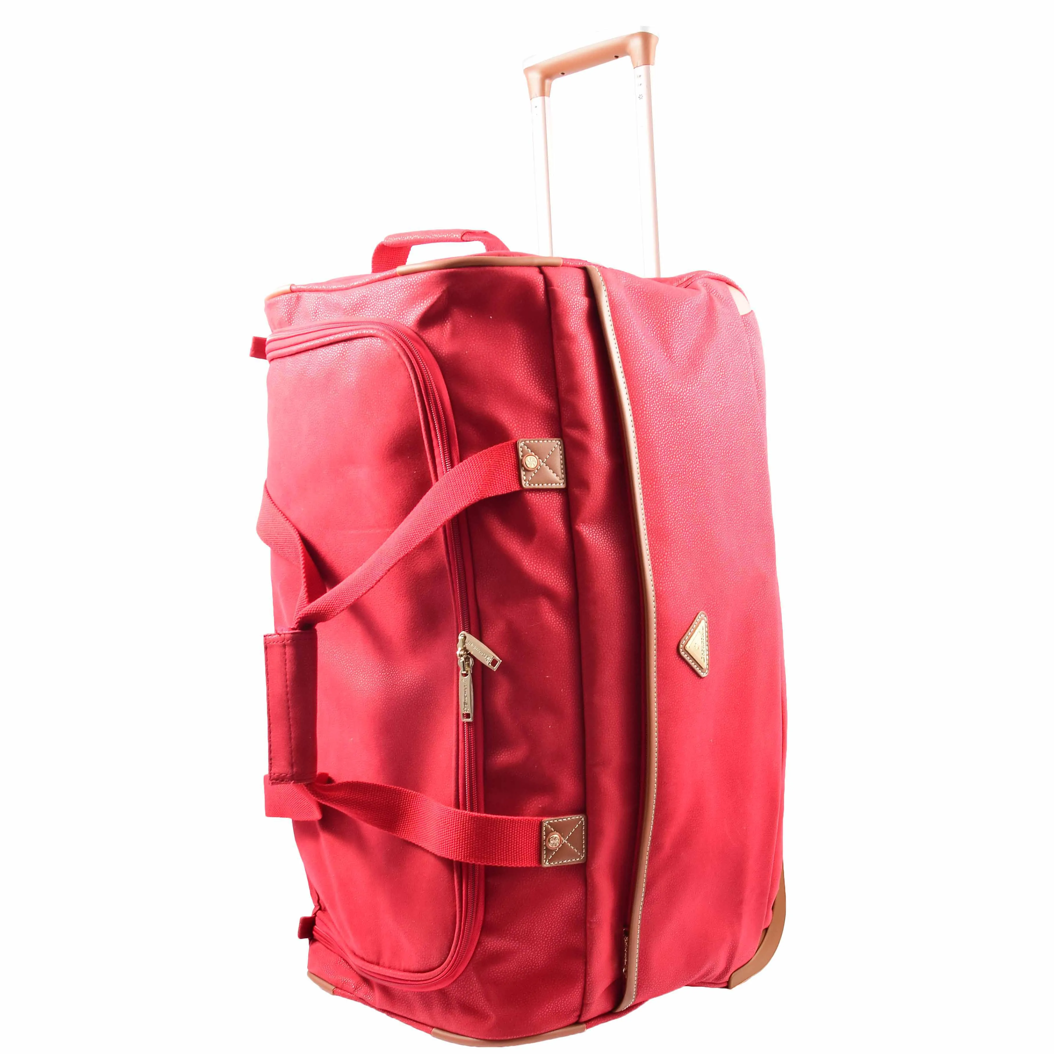 Roller Duffle Bags Wheeled Holdall MADRID Red