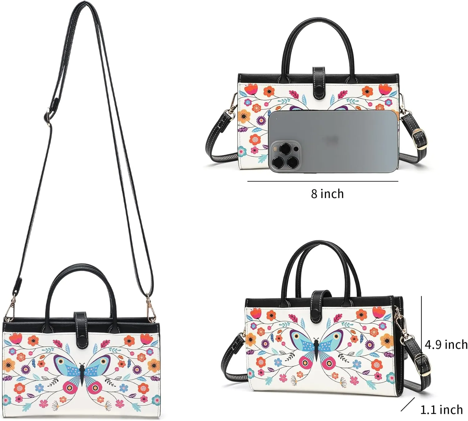 Small Crossbody Bags Shoulder Bag for Women Ladies Purse and Handbags Wallet Top Handle Handbags