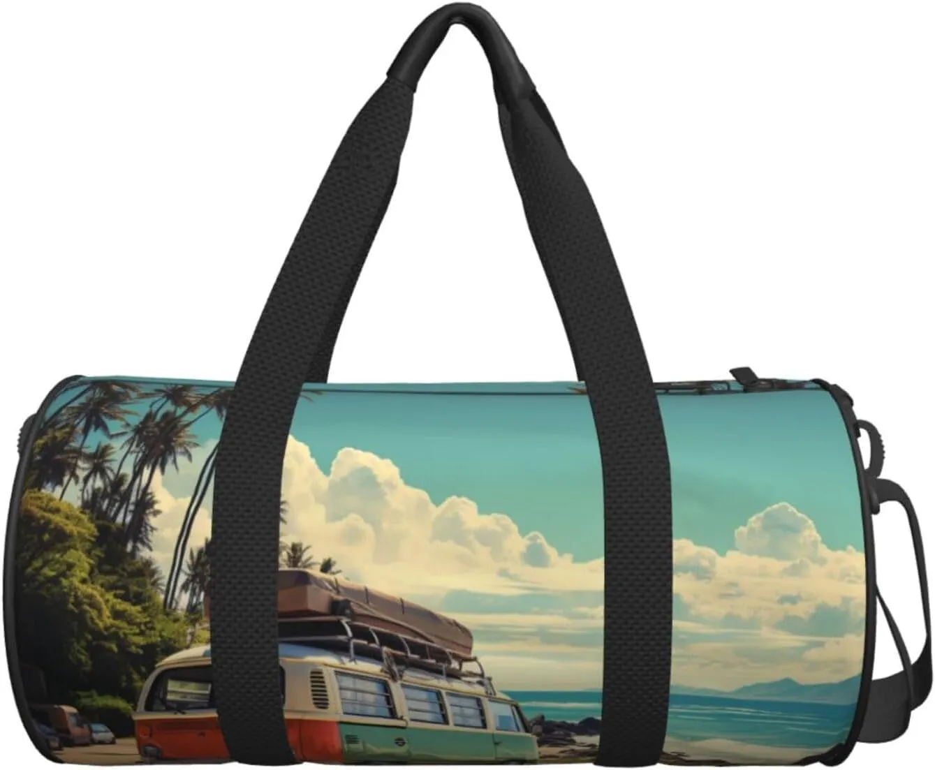 Sports Gym Bag for Women Men Travel Duffel Bag Tote Weekender Bag Carry on Overnight Bag for Travel Swimming Fitness Workout Sports Summer Road Trip Duffle Bag