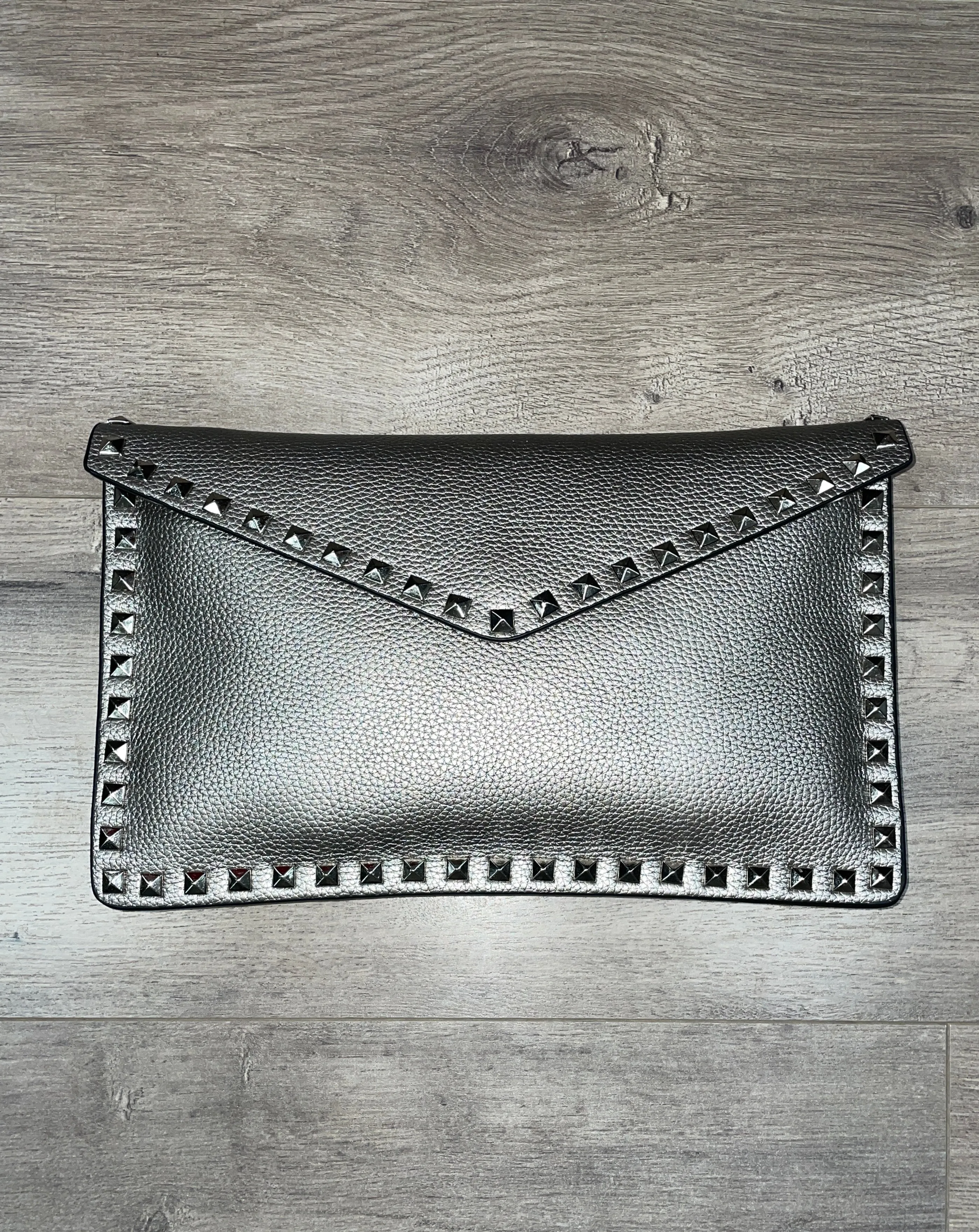 Studded Envelope Clutch