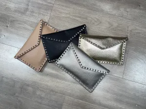 Studded Envelope Clutch