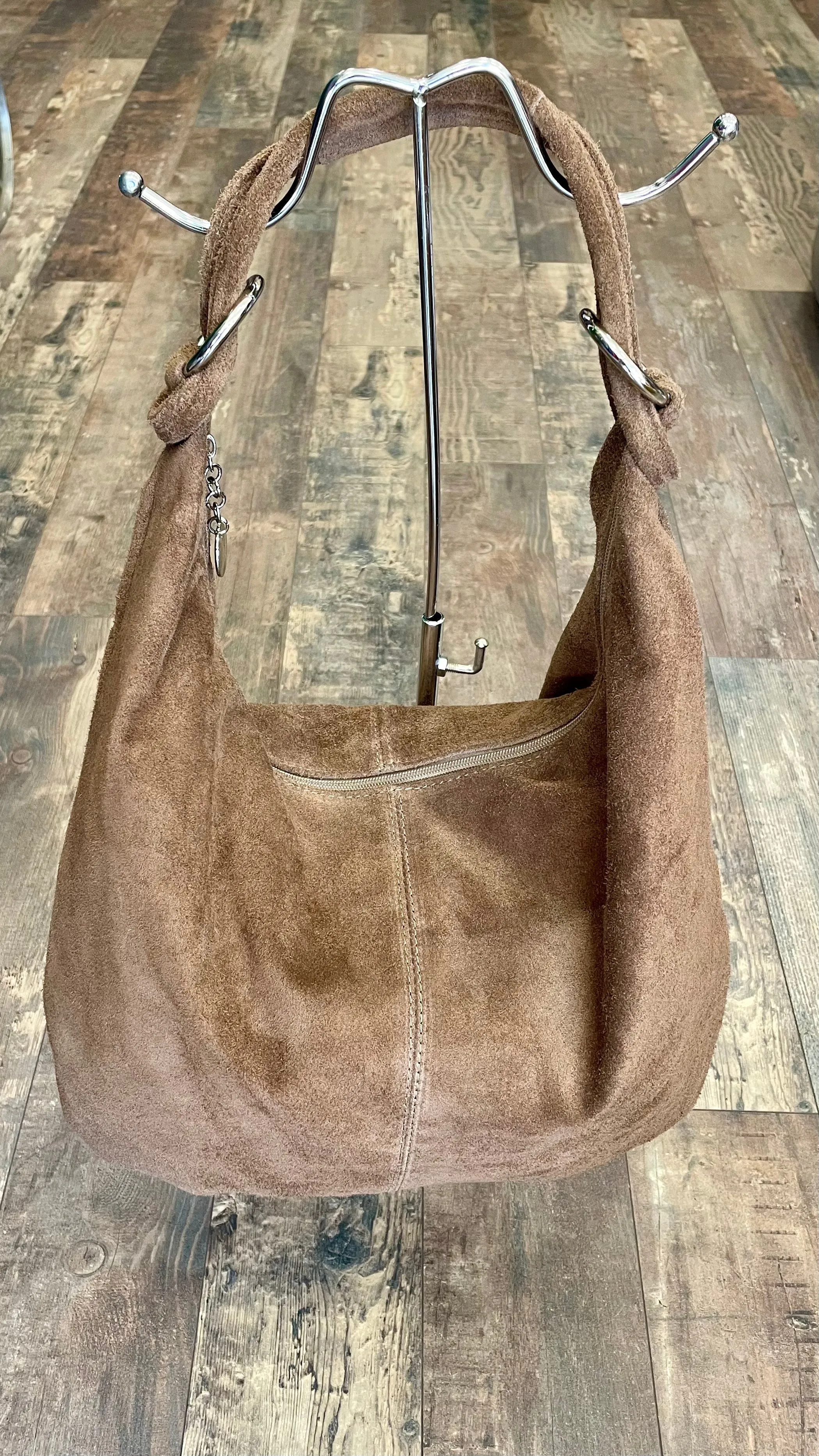 Suede Shoulder Bag