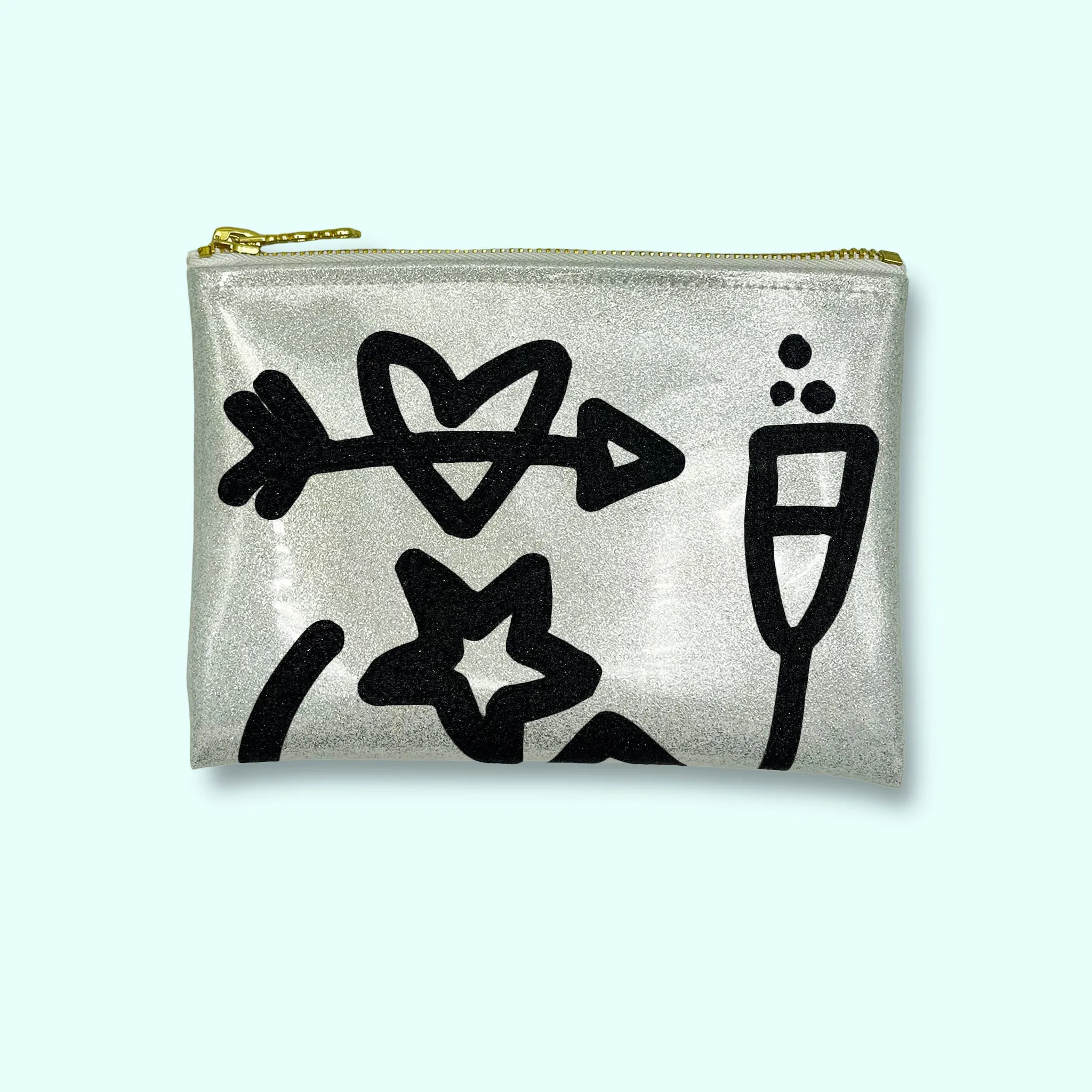 The Oversized Doodle Clutch! 🖍️ Playful Art on the Go!