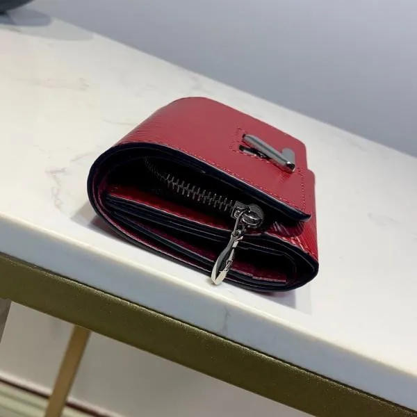 Twist Xs Epi Leather Flap Wallet M68607 Burgundy 2019 Collection