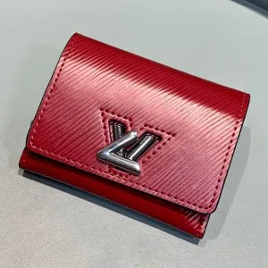 Twist Xs Epi Leather Flap Wallet M68607 Burgundy 2019 Collection