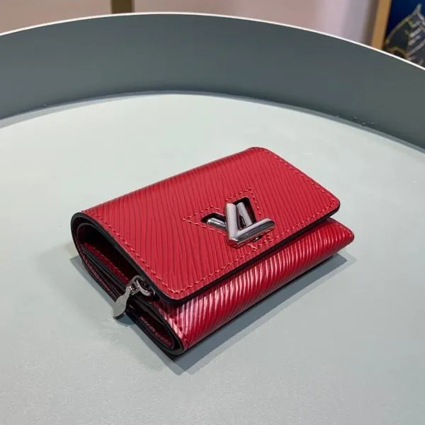 Twist Xs Epi Leather Flap Wallet M68607 Burgundy 2019 Collection