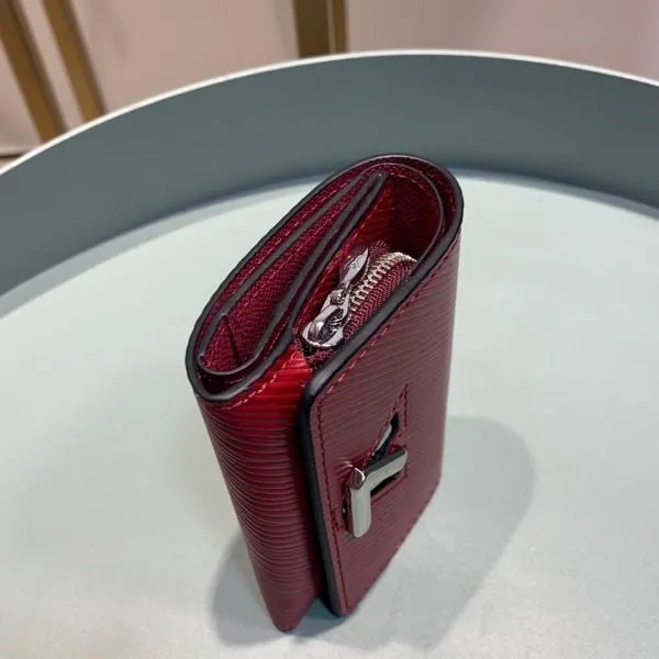 Twist Xs Epi Leather Flap Wallet M68607 Burgundy 2019 Collection
