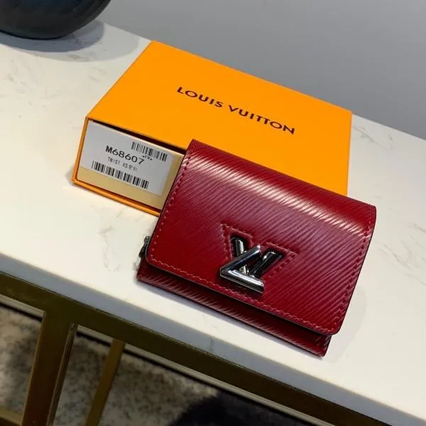 Twist Xs Epi Leather Flap Wallet M68607 Burgundy 2019 Collection