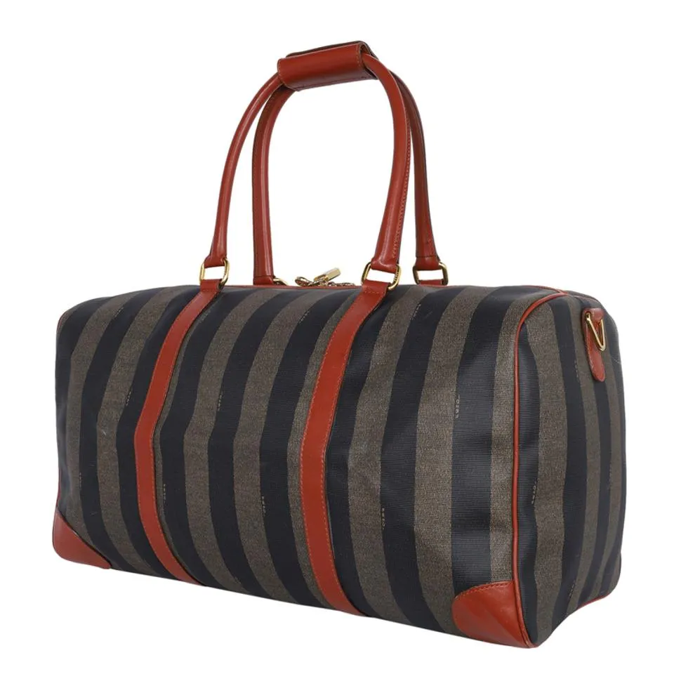 Zucca Striped Duffle Weekend Travel Bag